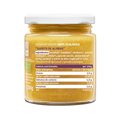 PROMO 3x Tarrito BIO Guisito de alubias Smileat 230g