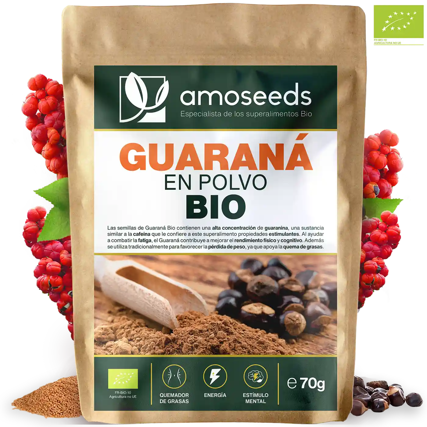 Guaraná En Polvo Bio 70g_0