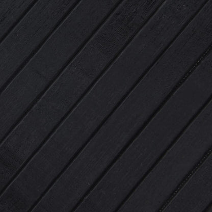 Alfombra Rectangular Bambú Negro 60x400 Cm / Vetonek_5
