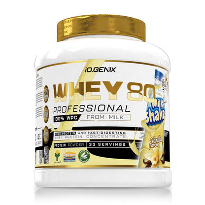 Whey 80 Profesional - 1kg - Vainilla - Proteina De Suero Whey - Io.genix_0