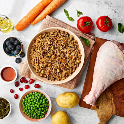 Naturo Comida Humeda Perro Grain Free Pavo Y Patata 400g X 7 Tarrinas_2