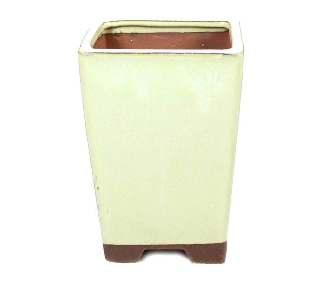 Tiesto Cuadrado Cascada De Gres 13.5x13.5x18cm