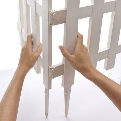 Pack 2 Bisagras Clickfence Blanco Nortene_1