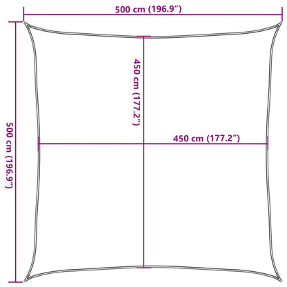 Vidaxl Toldo De Vela Hdpe Verde Claro 160 G/m² 5x5 M_2