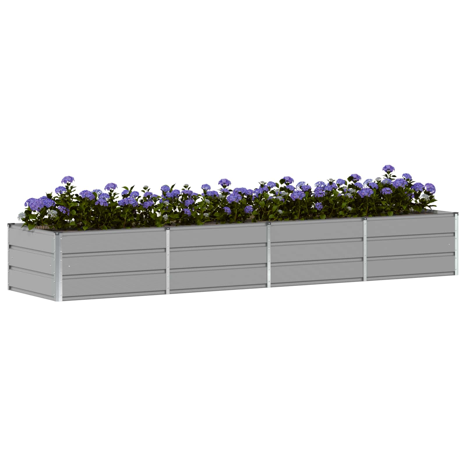 Jardinera Gris Claro 320 X 80 X 45 Cm Acero_2