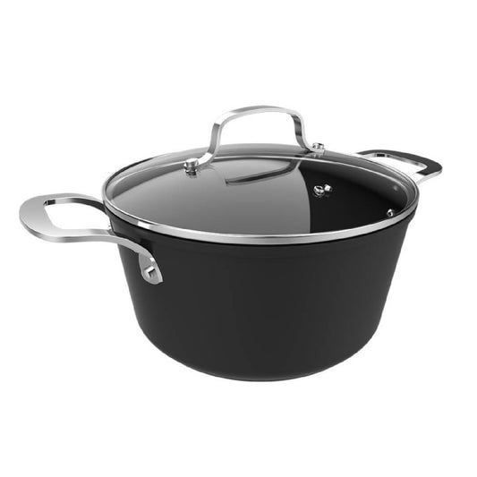 Olla Polka Fantasy 24 Pot Silver. Diámetro 24 Cm, Capacidad 4,4 L, Aluminio Forjado, Revestimiento Antiadherente Whitford Eterna, Libre Pfoa, Apta P_0