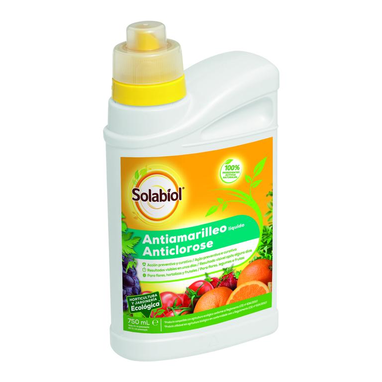 Antiamarilleo natural líquido 750 ml Solabiol