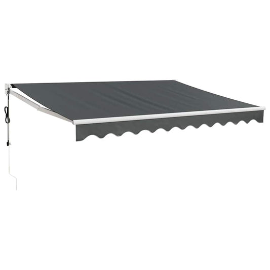 Toldo Retráctil Automático Gris Antracita 3,5x2,5 M_0