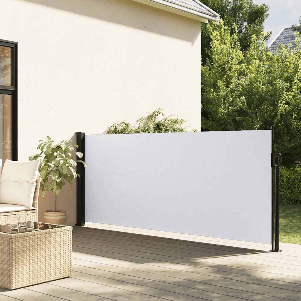 Vidaxl Toldo Lateral Retráctil Blanco 100x300 Cm_1
