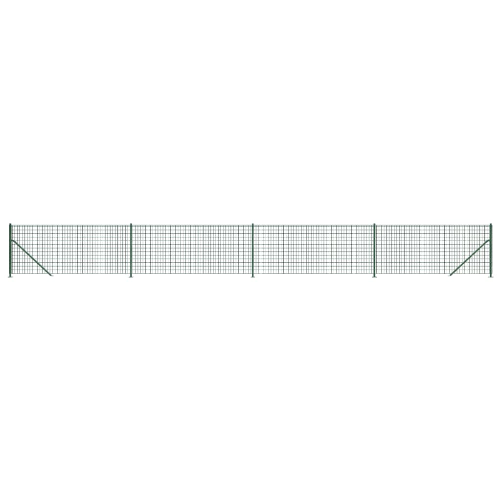 Cerca De Alambre Con Brida Verde 1x10 M / Vetonek_0