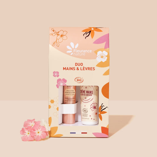 Cofre Duo Stick Labios 4g + Crema Manos Flor De Cerezo 30ml - Día de la Madre_0