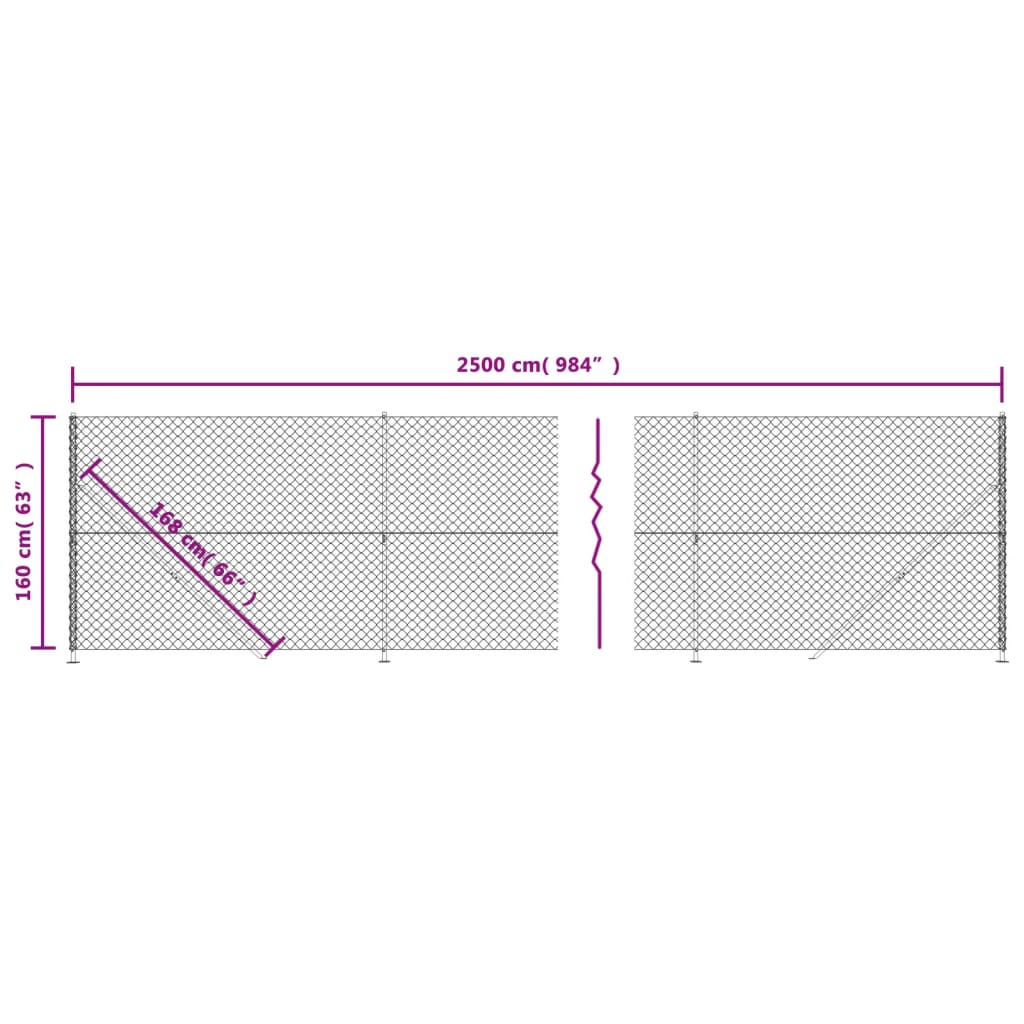 Cerca De Alambre Con Brida Verde 1,6x25 M / Vetonek_3