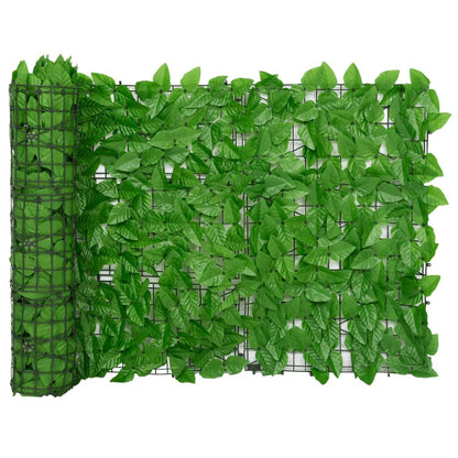 Vidaxl Pantalla De Balcón De Hojas Verde 200x75 Cm_1