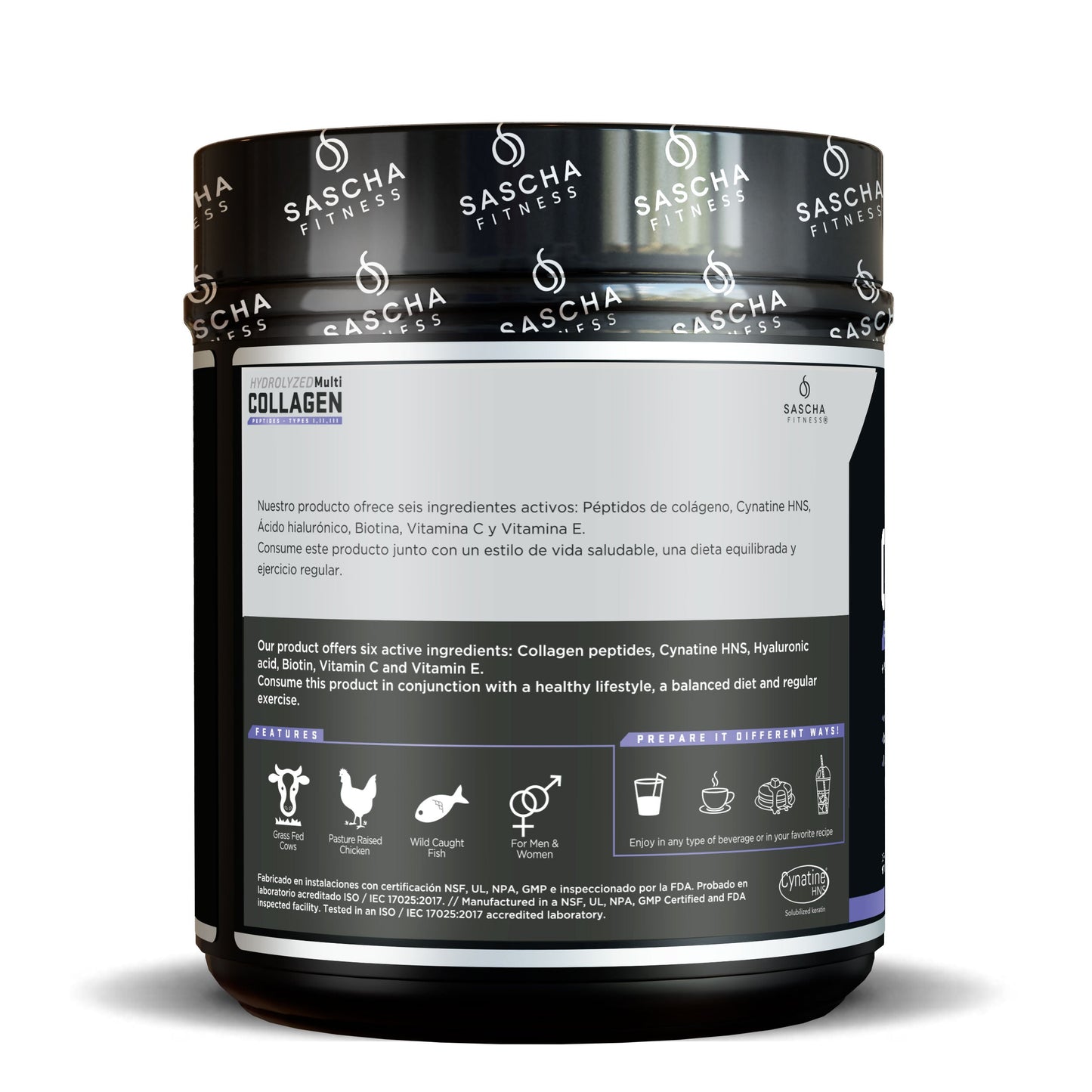 Colágeno Multi Hidrolizado Sabor Chocolate - Sascha Fitness España