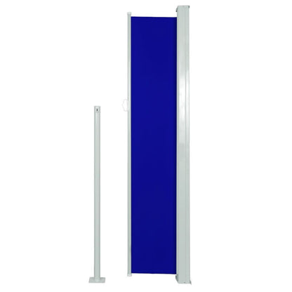 Vidaxl Toldo Lateral Retráctil De Jardín Azul 160x300 Cm_3