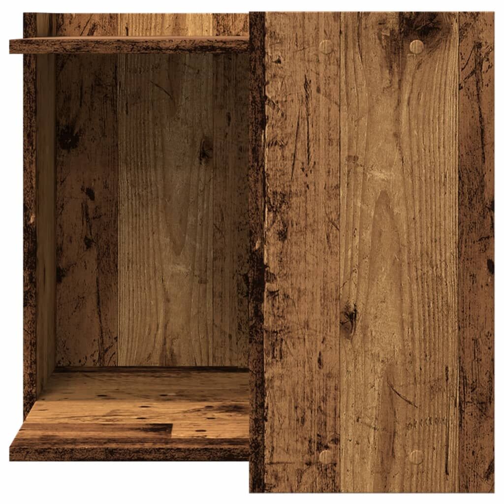 Vidaxl Mueble Arenero De Gatos Madera Ingeniería Envejecida 53x53x51cm_3