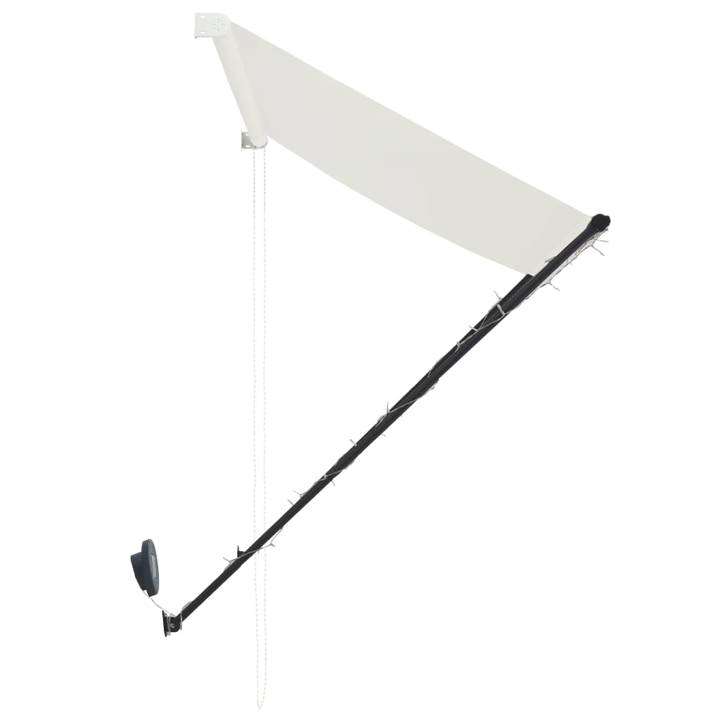 Toldo Retráctil Con Led Color Crema 300x150 Cm_5