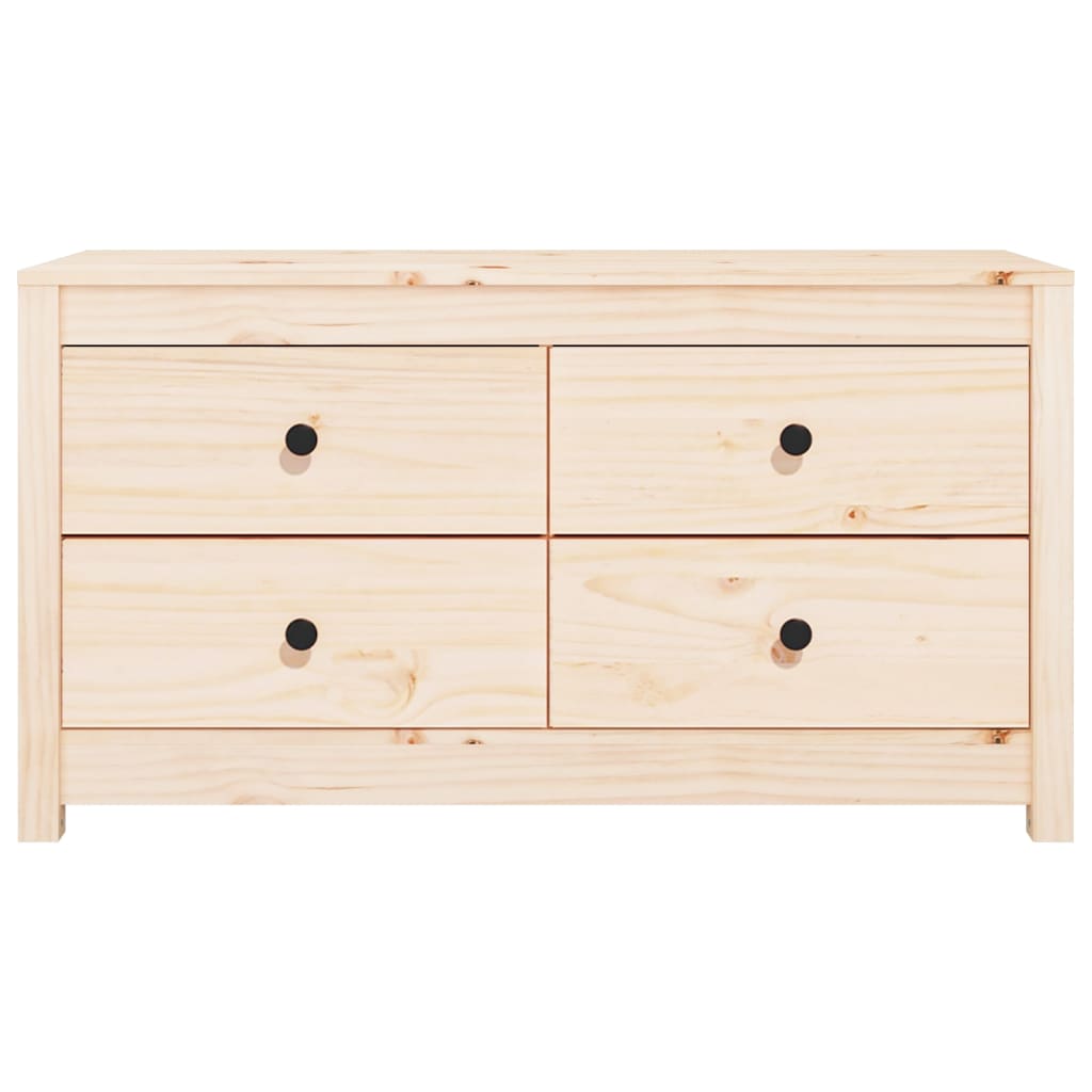 Armario Auxiliar De Madera Maciza De Pino 100x40x54 Cm / Vetonek_3