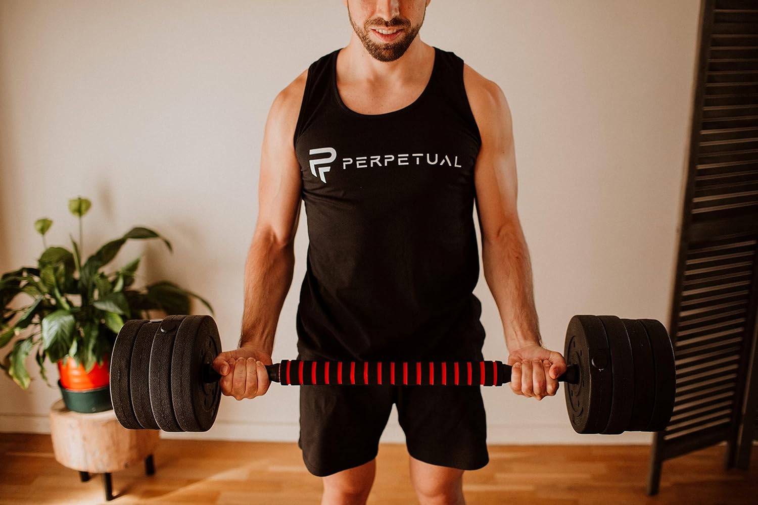 Kit De Mancuernas Regulables Perpetual 15 Kg_4