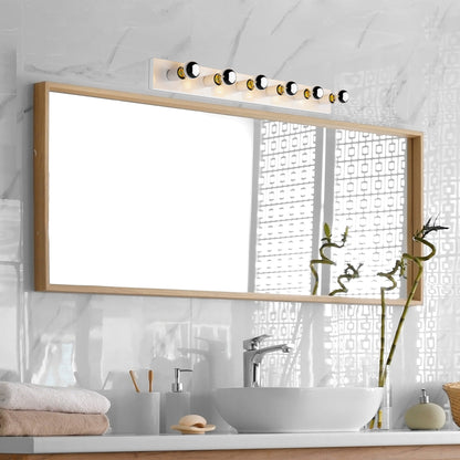 Aplique De Pared, Metal , Blanco, 10x10x91, Casquillo 6 X E27 Max 40 W_5