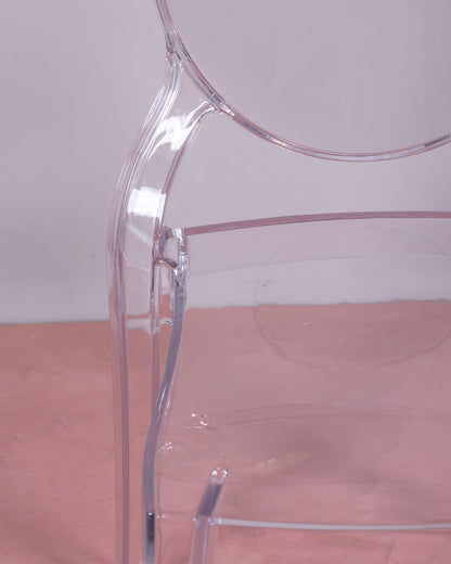 Silla De Comedor Retro De Plástico Transparente - Lousiana_4