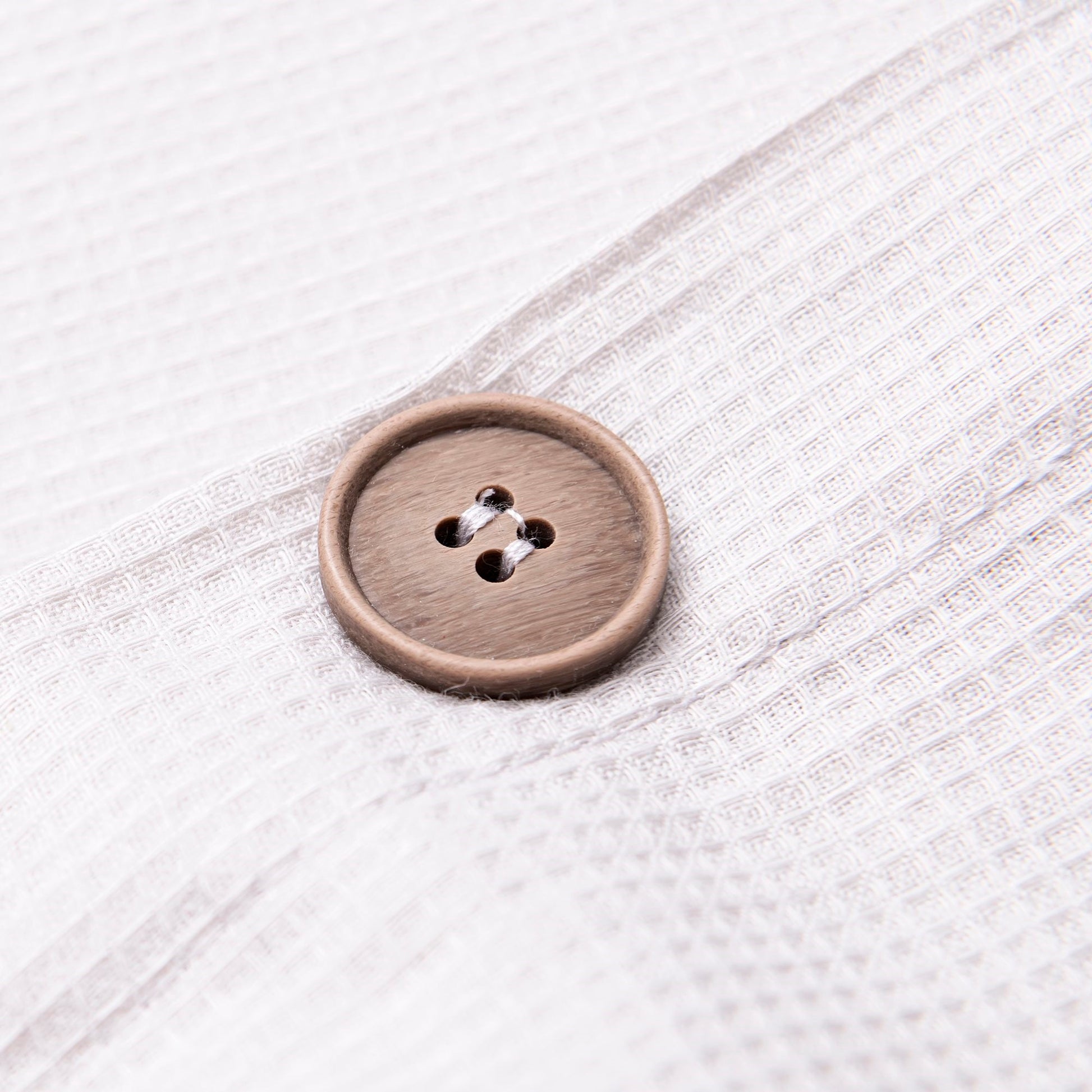 Set Cama Waffle (funda Nordica 260x240cm + 2 Fundas Almohada  50x105cm) 100% Algodón 144gsm Gris Cierre De Botone Shaze Scalpers Home