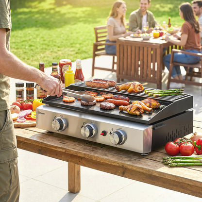 Outsunny Barbacoa De Gas Bbq Gas Con 3 Quemadores 7_1