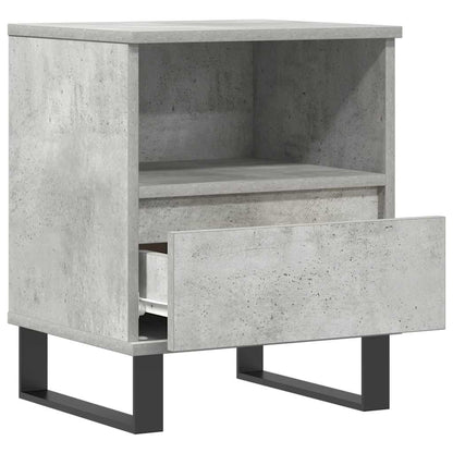 Mesitas Noche 2 Uds Madera Ingeniería Gris Hormigón 40x35x50 Cm_4