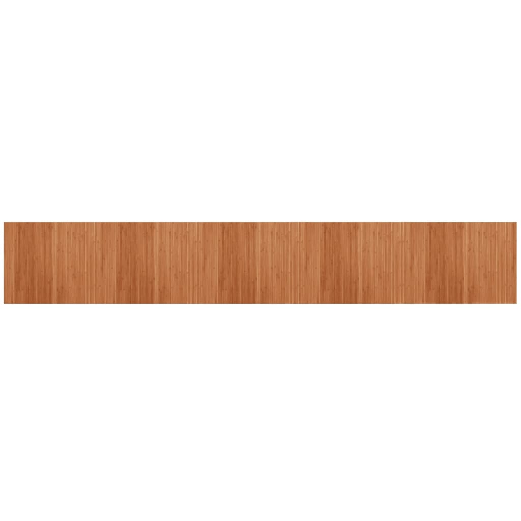 Alfombra Rectangular Bambú Marrón 80x500 Cm / Vetonek_0