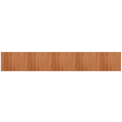 Alfombra Rectangular Bambú Marrón 80x500 Cm / Vetonek_0