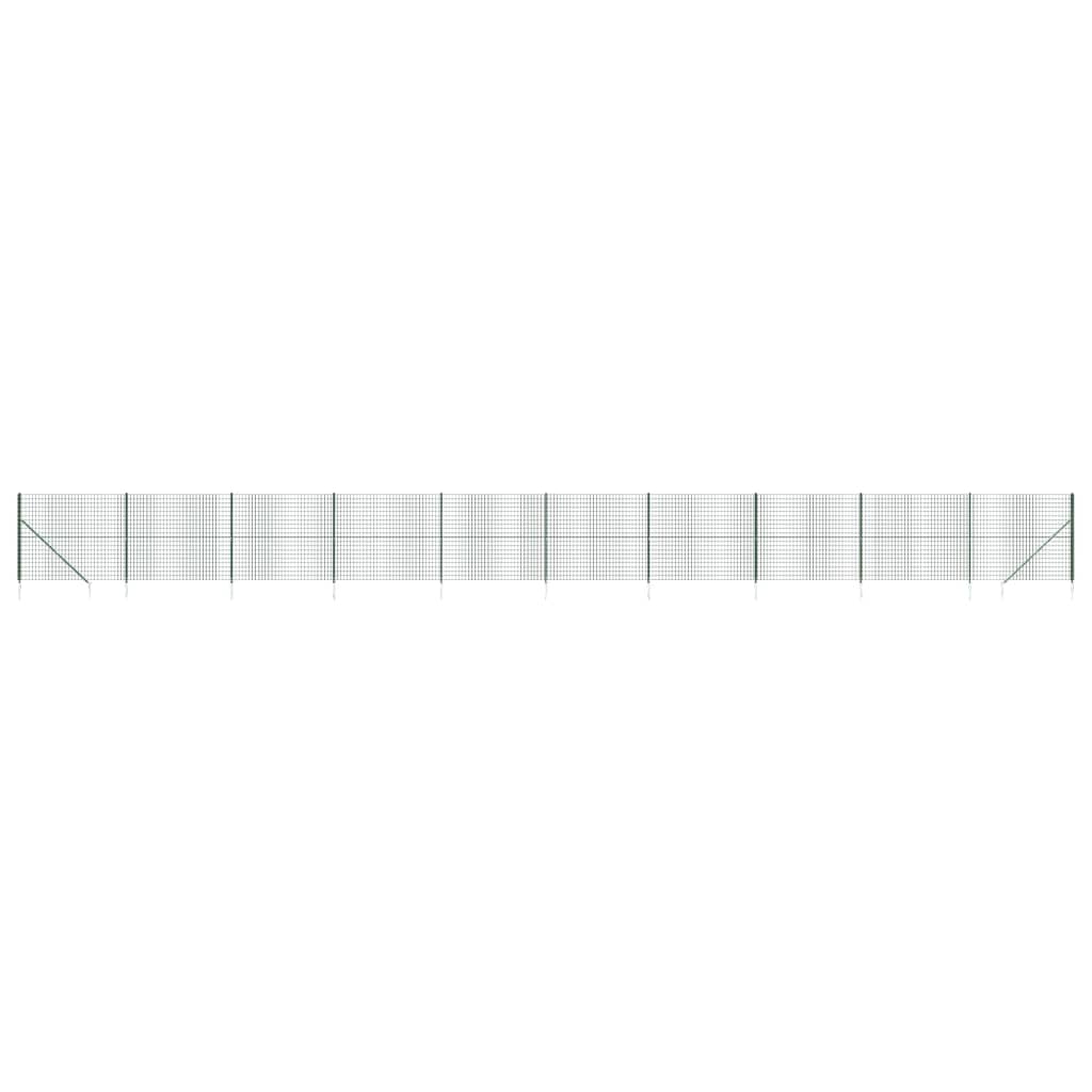 Cerca De Alambre Con Pinchos De Anclaje Verde 2x25 M / Vetonek_1