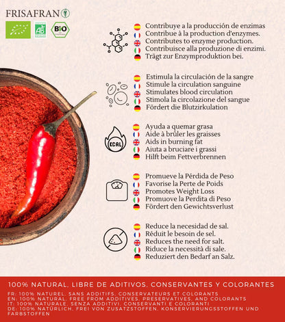 Cayena En Polvo Ecológica - Calidad Y Sabor | Frisafran 100 G_3