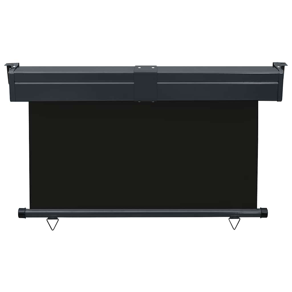 Vidaxl Toldo Lateral De Balcón Negro 125x250 Cm_3