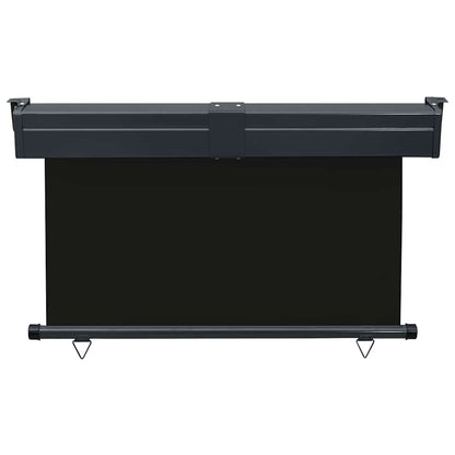 Vidaxl Toldo Lateral De Balcón Negro 125x250 Cm_3
