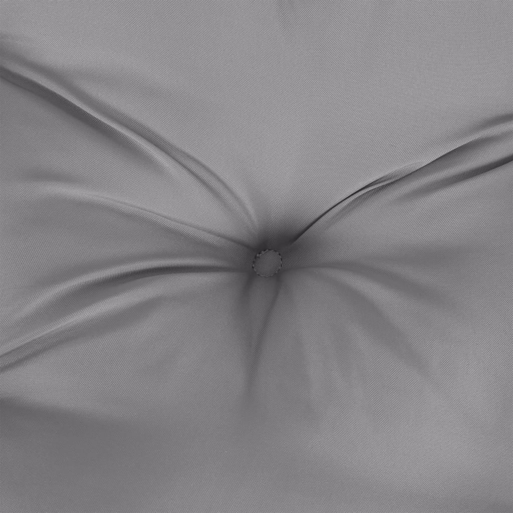 Vidaxl Cojín Redondo Tela Oxford Gris Ø 100x11 Cm_4