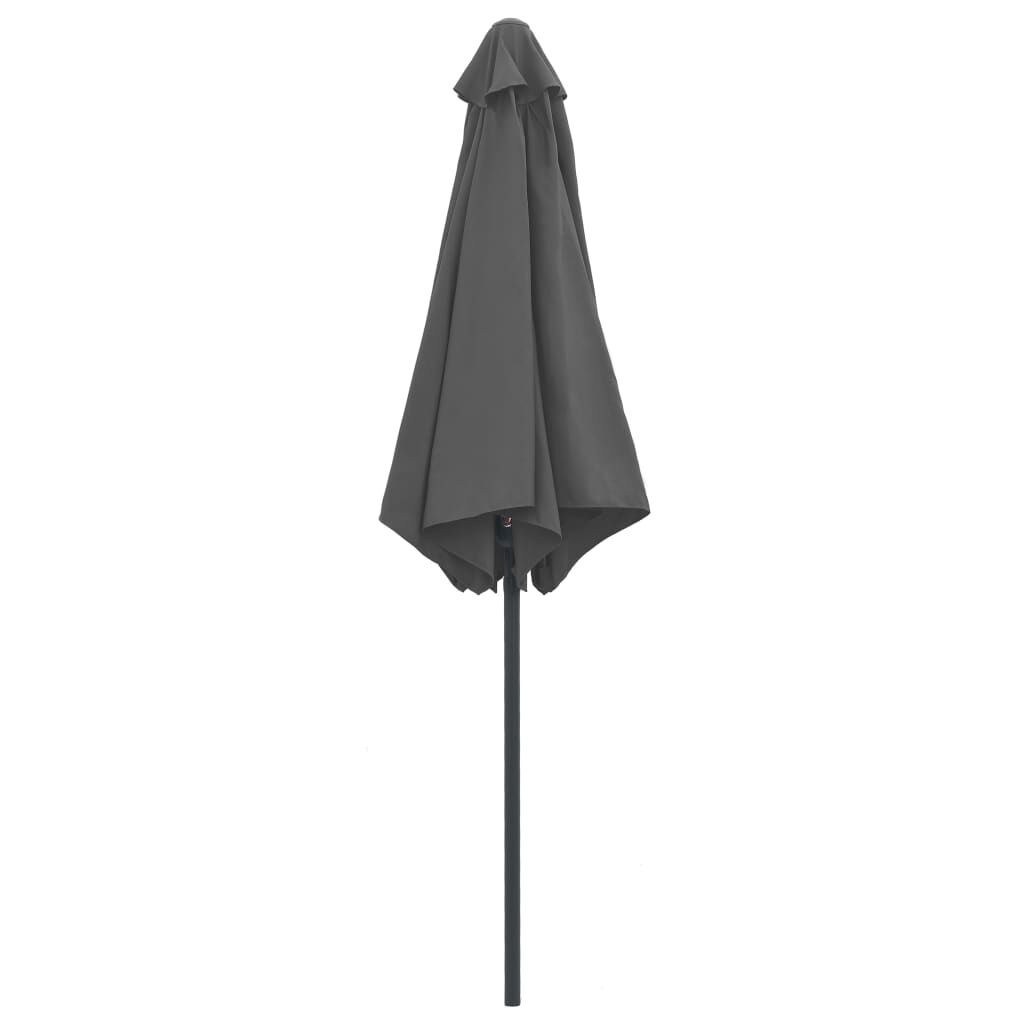 Vidaxl Sombrilla De Jardín Palo De Aluminio Gris Antracita 270x246 Cm_3