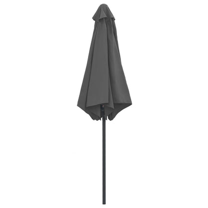Vidaxl Sombrilla De Jardín Palo De Aluminio Gris Antracita 270x246 Cm_3