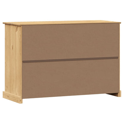 Aparador Con Cajones Vigo Madera Maciza Pino 113x40x75 Cm / Vetonek_5