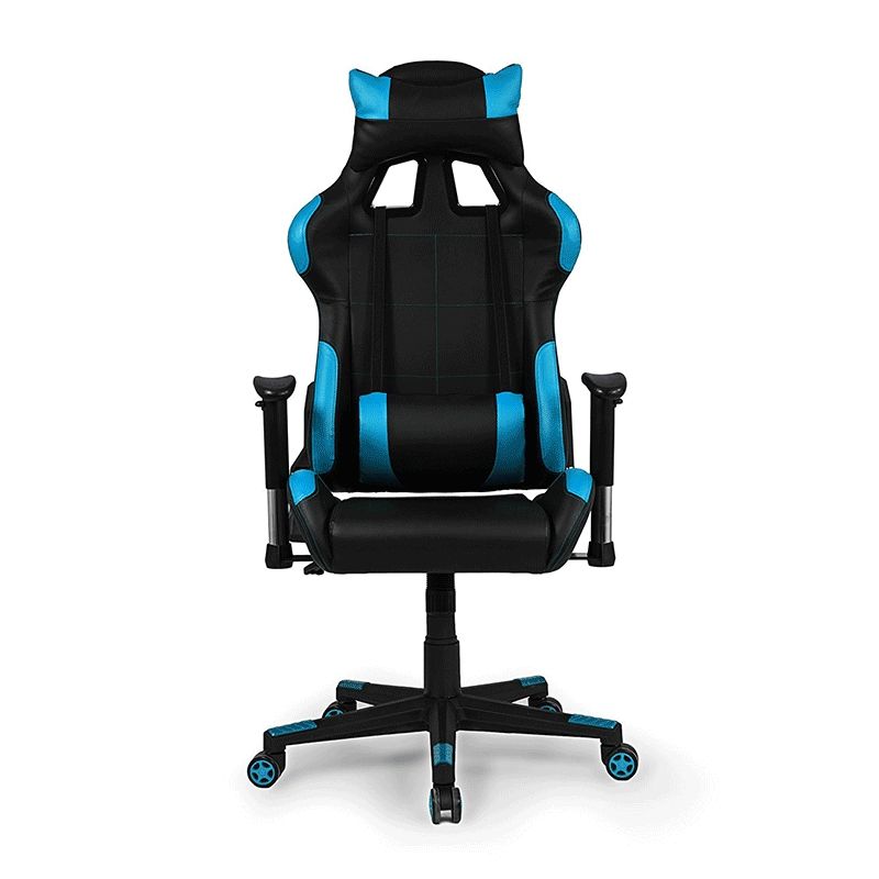 Silla Gaming Silverstone Símil, Negro, 67 X 124 X 68_1