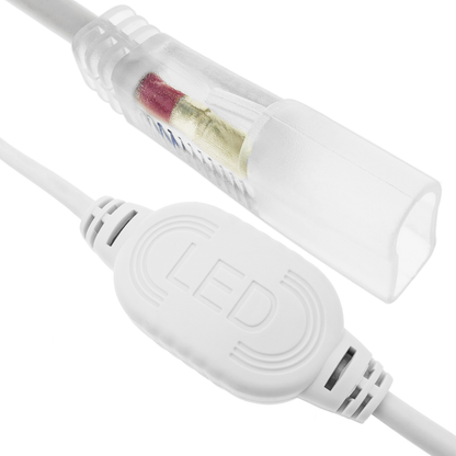 Enchufe Conexión Eléctrica Para Led Neón Flex Lnf 2 Pin 16x8mm 220vac_0