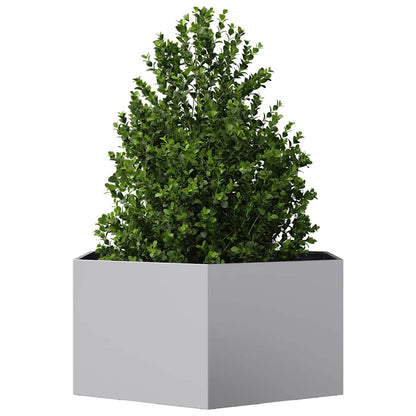 Jardinera Hexagonal Acero Galvanizado 104x90x45 Cm_2