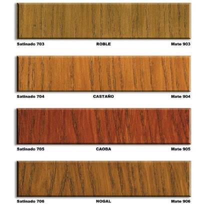 Lasur al agua SATINADO 750ml Xylazel Nogal