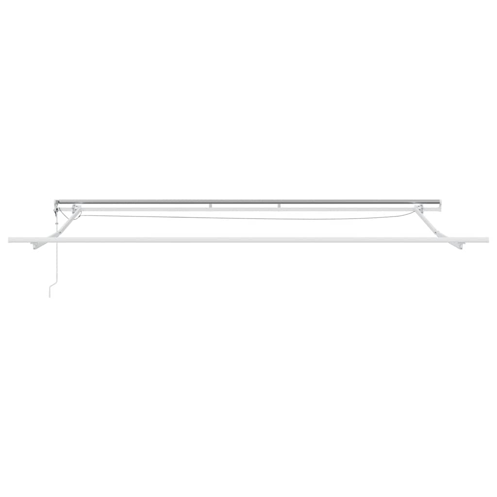 Toldo Retráctil Automático Con Luces Led Marrón 500x300 Cm_5