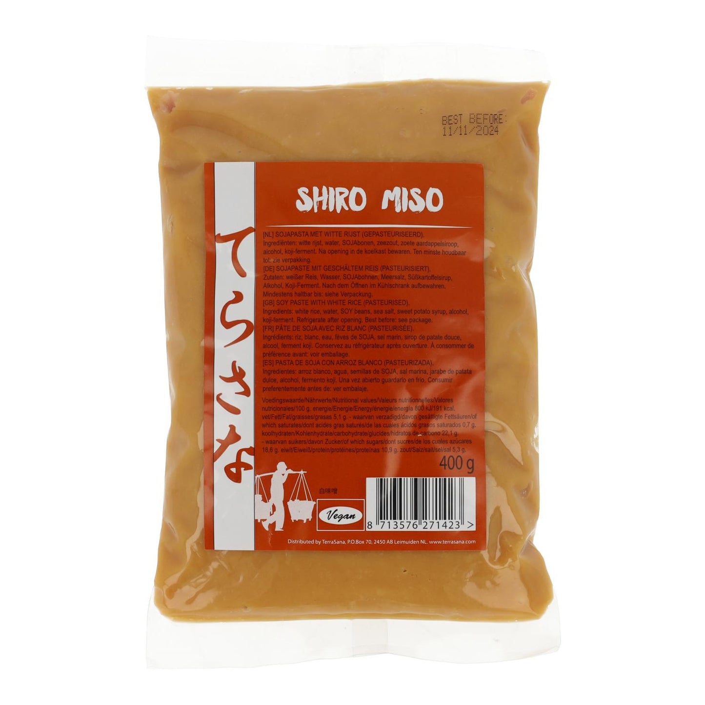 Shiro miso blanco (MUSO) Terrasana 400 g