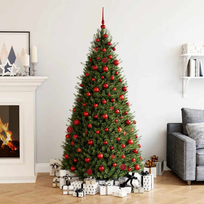 Vidaxl Juego De Bolas De Navidad 111 Pzas Poliestireno Rojo_1