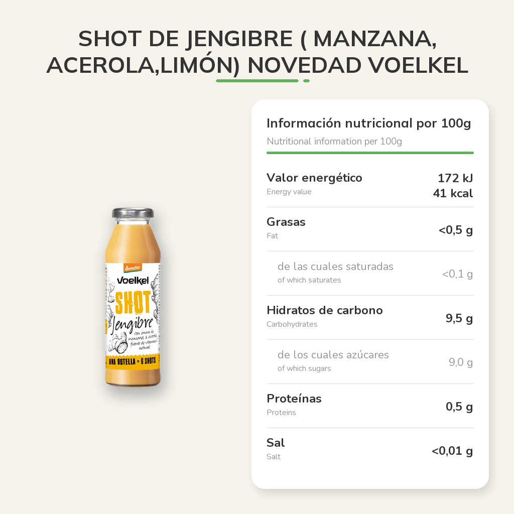 Información nutricional