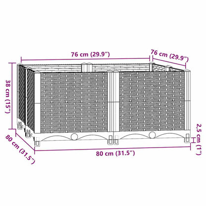 Arriate Polipropileno 80x80x38 Cm_5