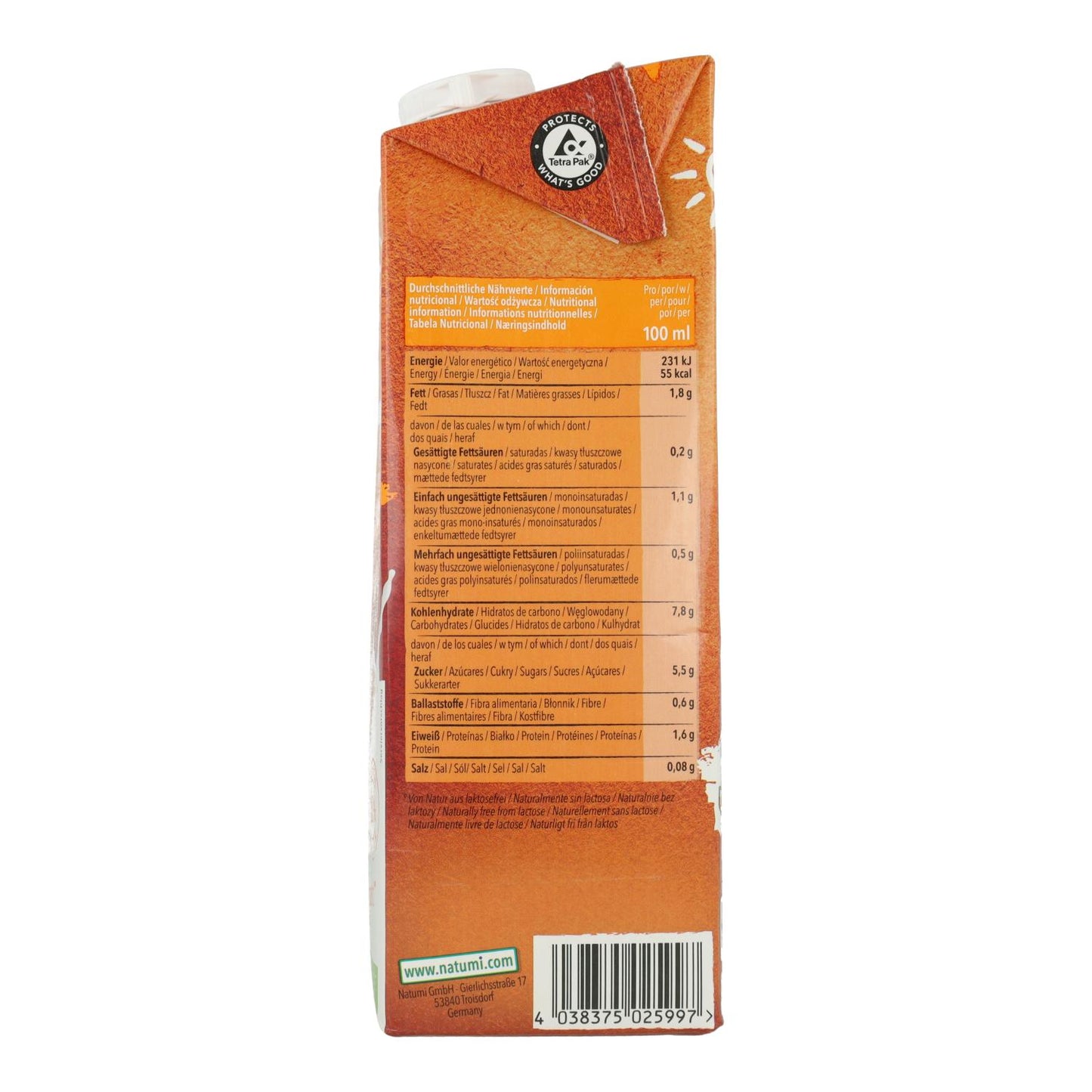 Bebida Avena y Almendras BIO Natumi 1 L