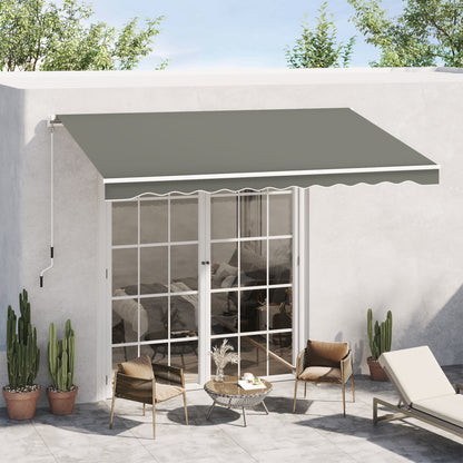 Outsunny Toldo Manual Retráctil 350x250 Cm_1