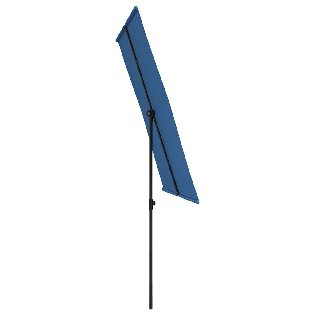 Vidaxl Sombrilla De Jardín Con Palo De Aluminio Azul Azure 2x1,5 M_4
